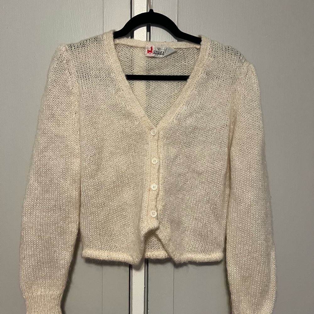 Vintage Cream Cardigan